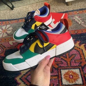 Nike dunk low disrupt. Worn once. Size 9 womens; 7.5 mens